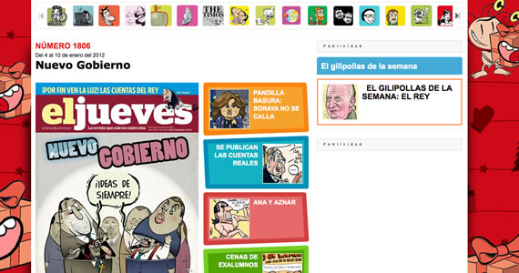 Imagen del web El Jueves