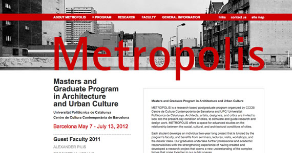 Imagen del web Metropolis