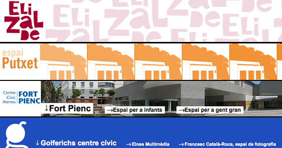 Imagen de los webs de los centros cívicos